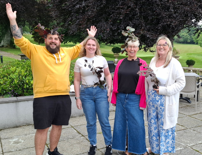 Beyond Limits staff supporting each other